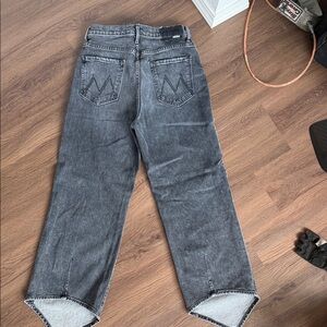 MOTHER Women's Gray Ankle Jeans